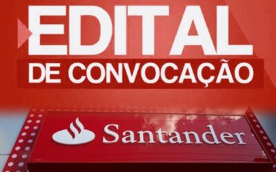 SANTANDER – Edital de Assembleia Extraordinária Específica.       