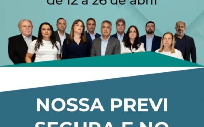 Eleições Previ já começou! Vote chapa 1 “Previ para os associados”