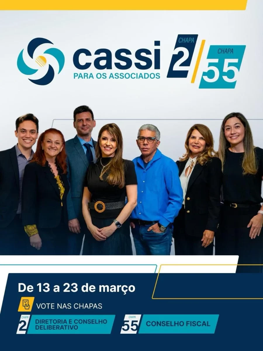 Sindicato apoia Chapas 2 e 55 nas Eleições CASSI 2026.