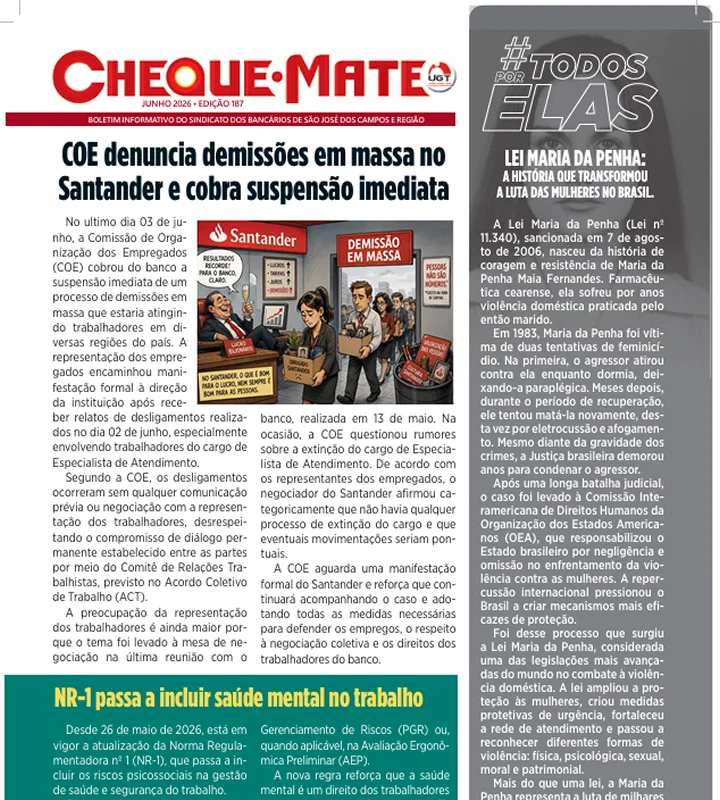 Cheque Mate - Junho 2026